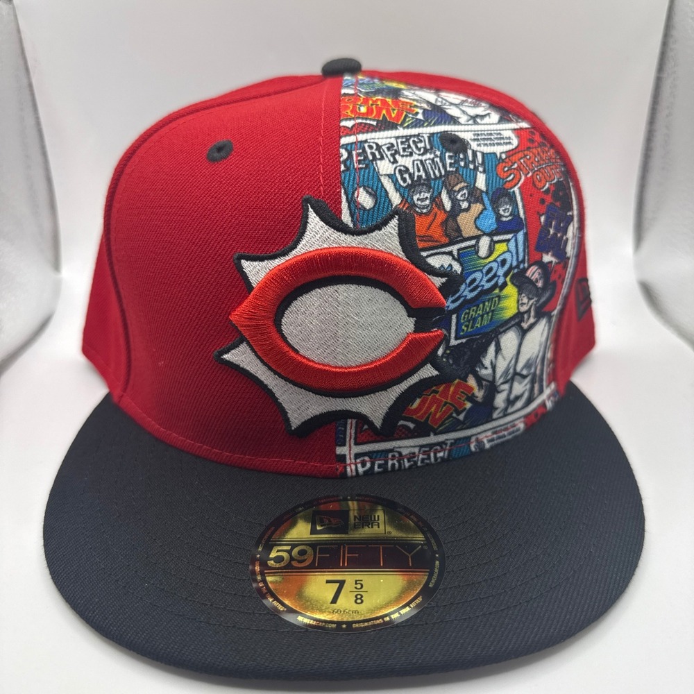 New Era Cincinnati Reds 59FIFTY MLB Players Weekend Comic Hat 7 5/8 60692998